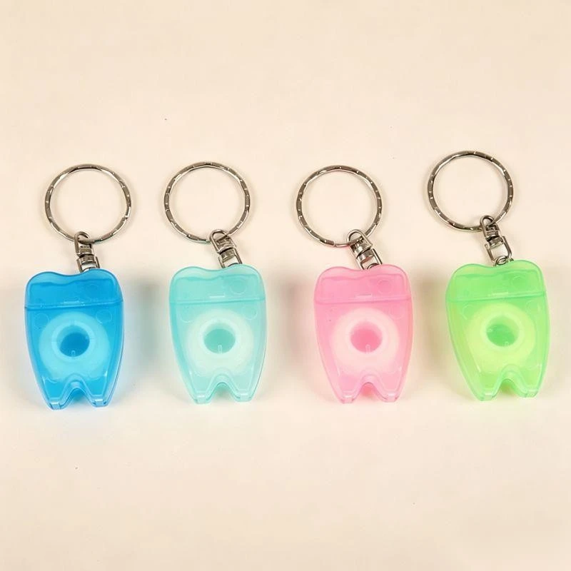 Dental Floss Keychain