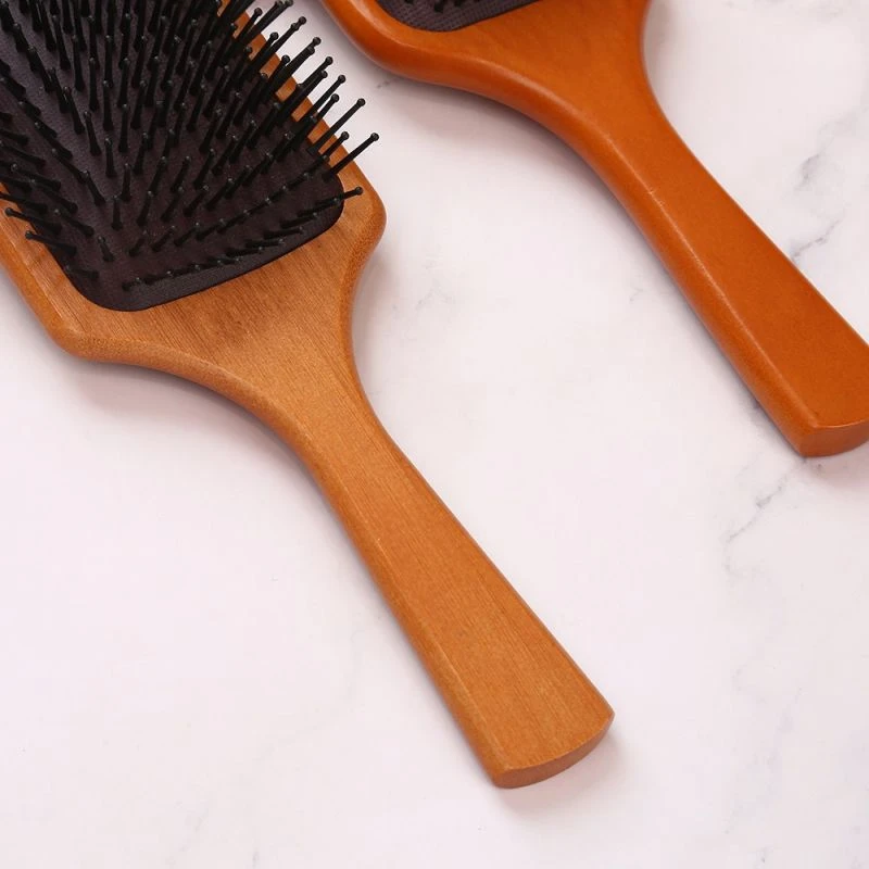 wooden handle hair brush wooden handle hair brush